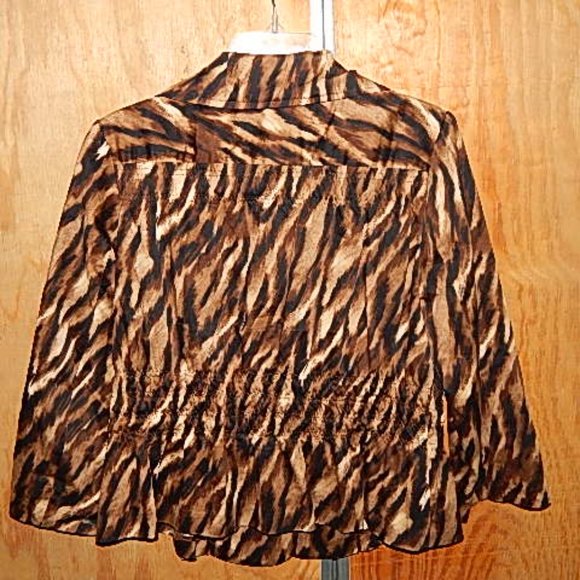 #1501, A8 Allison Taylor Animal Cat Print Jacket XL - Picture 3 of 4